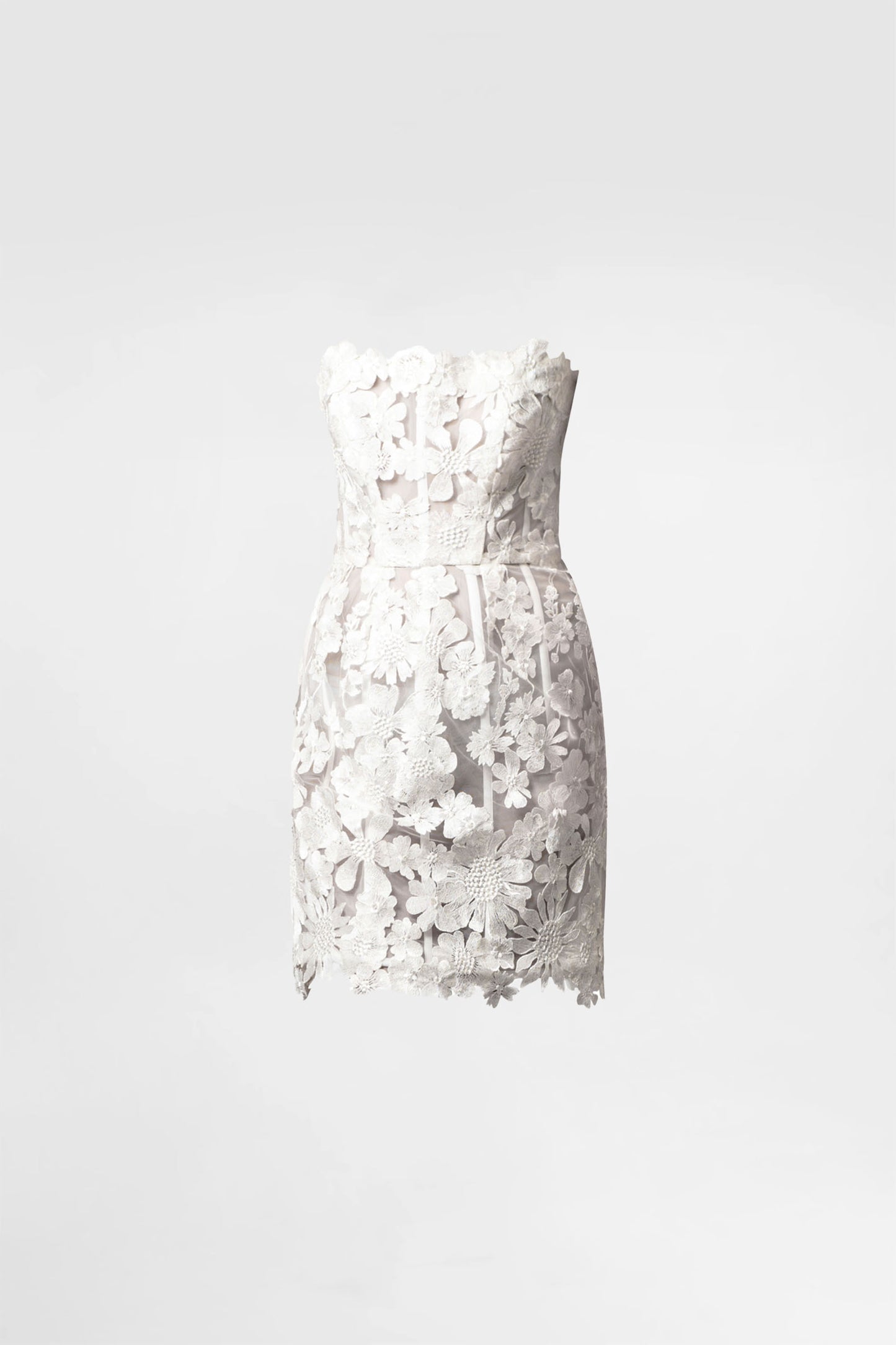 3D Flower Mini Dress