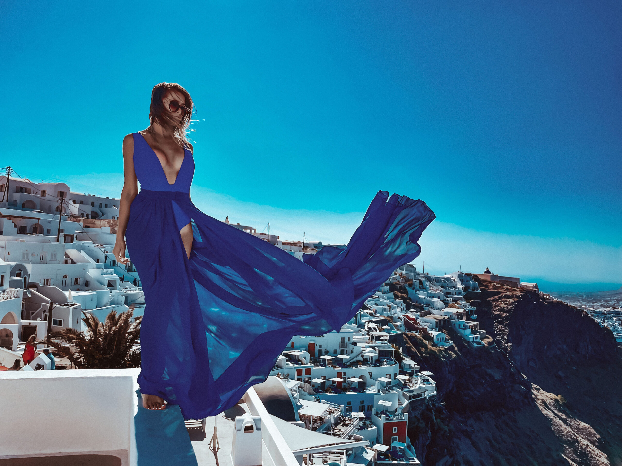 Orsoya Around the world Santorini 10 scaled - Bespoke event and bridal wear, robes and kimonos